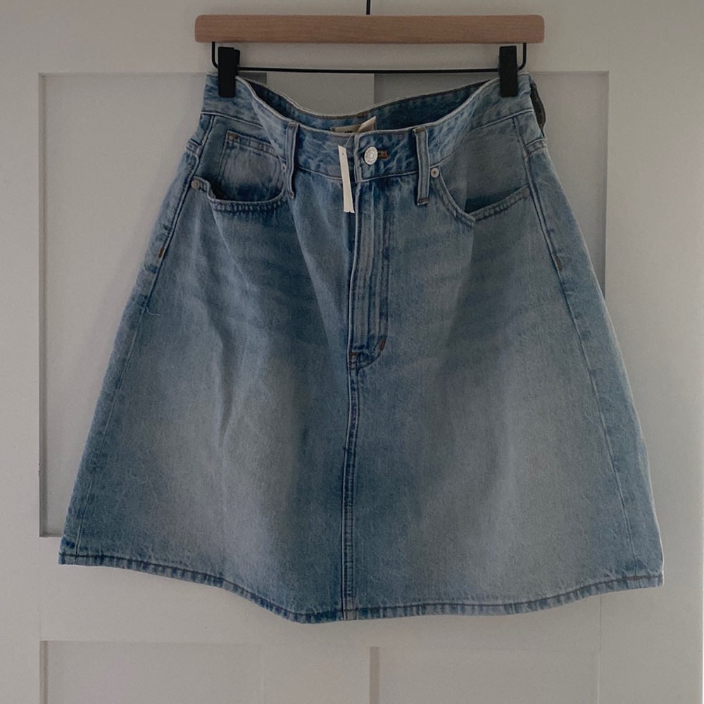 Madewell relaxed denim skirt